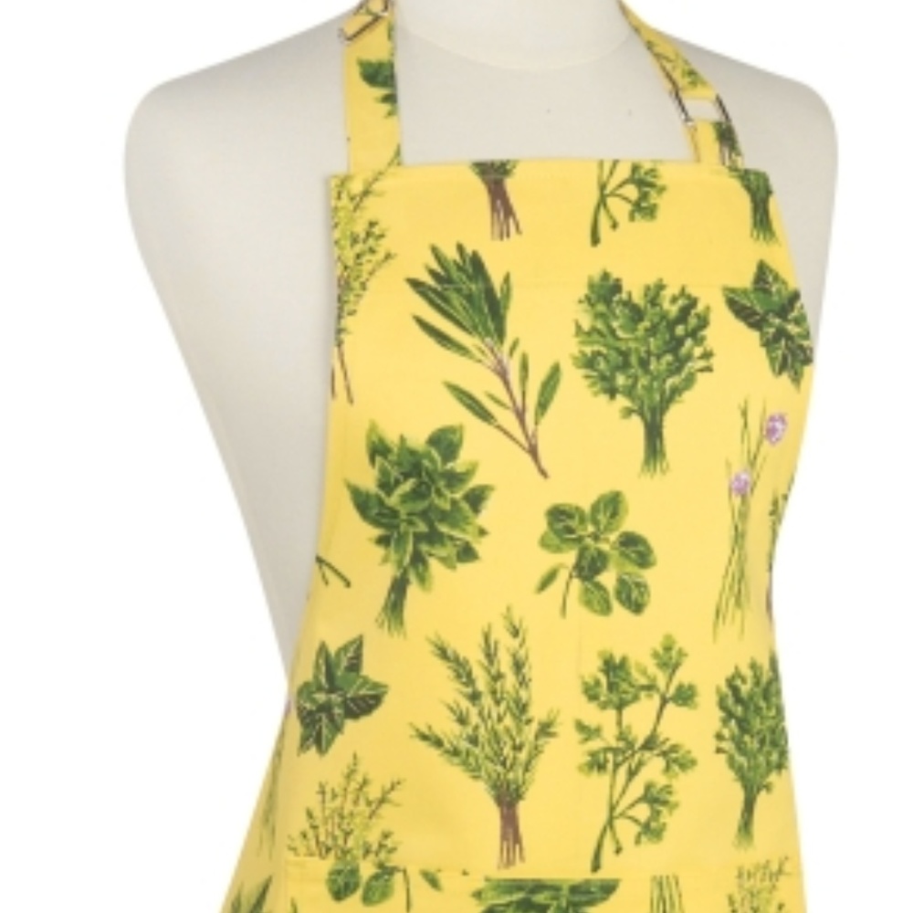 Now Designs Apron Fine Herbs 100% Cotton One Size